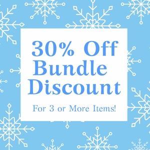 BUNDLE DISCOUNT - 30% OFF